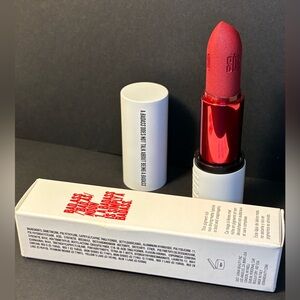 UOMA Beauty Badass Icon Matte Lipstick in Diana $24 MSRP Full Size.14oz Red NIB